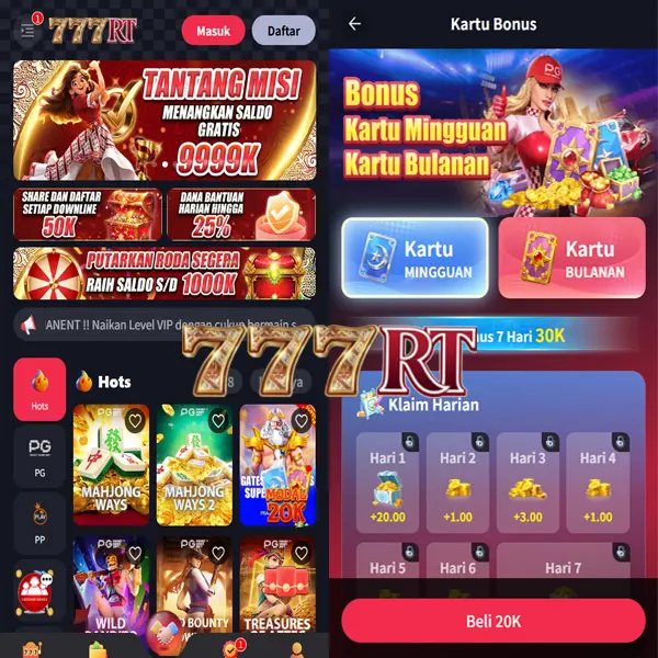 777rt Masuk